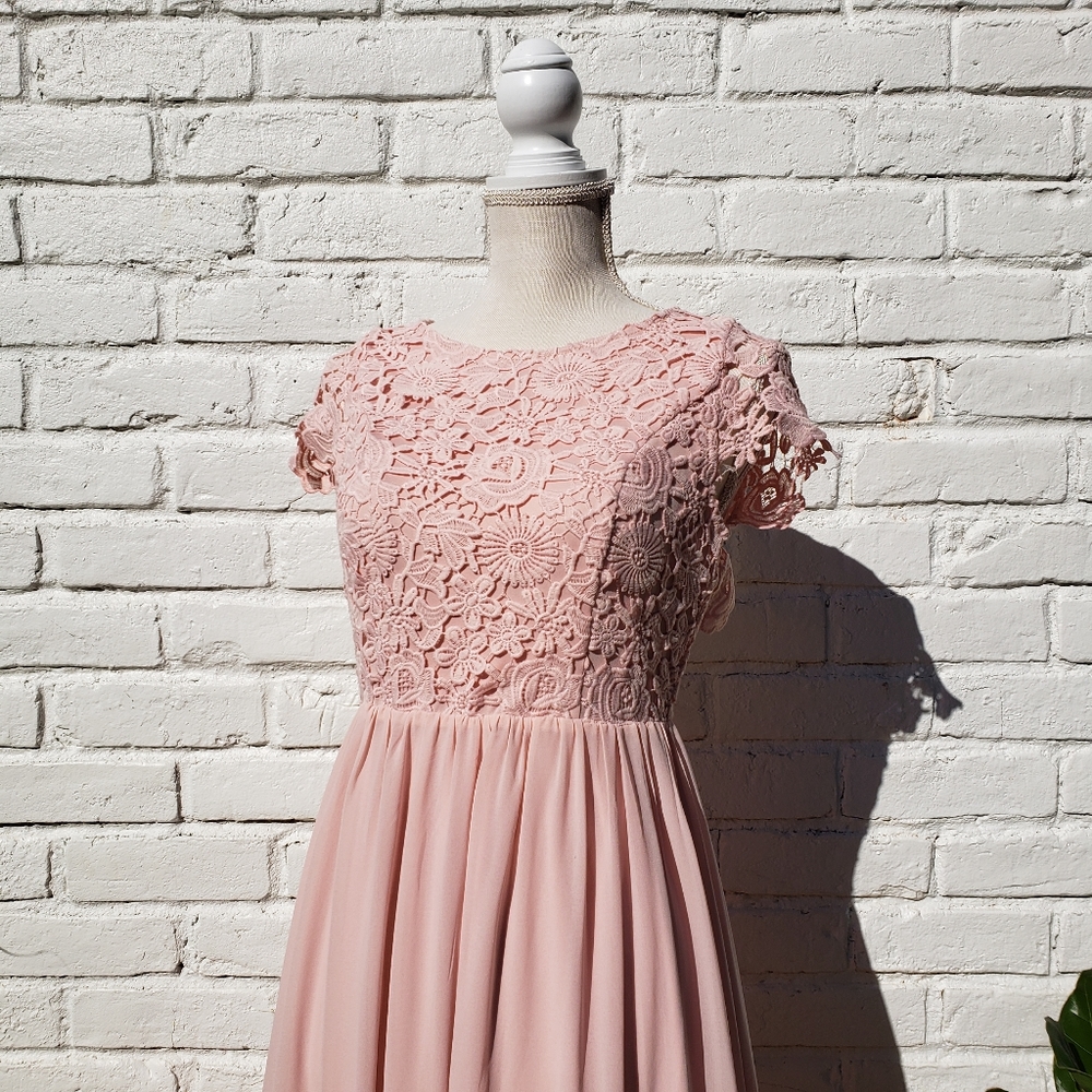 LULU'S pink Bridesmaid dress